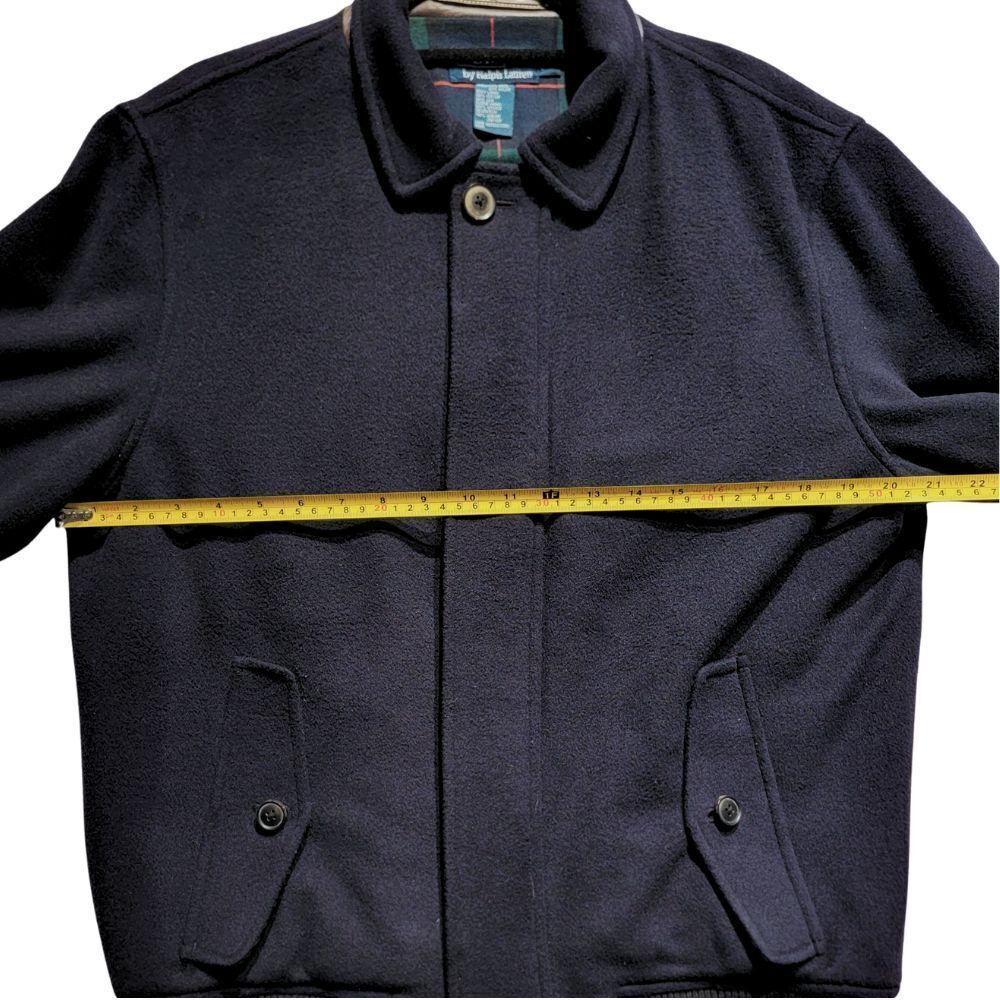 *RARE* POLO RALPH LAUREN Silk, Wool, Leather & Corduroy Bomber Jacket Mens M - Picture 16 of 16